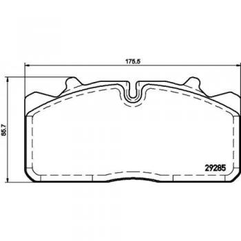 TEXTAR Bremsbelagsatz 2928503