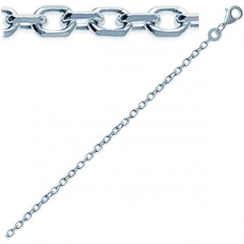 La Chaîne Forçat en Argent 45 cm 1,7 mm – Marque Les Trésors De Lily