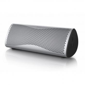 KEF MUO, Altoparlante Portatile Bluetooth, Argento (Light Silver)