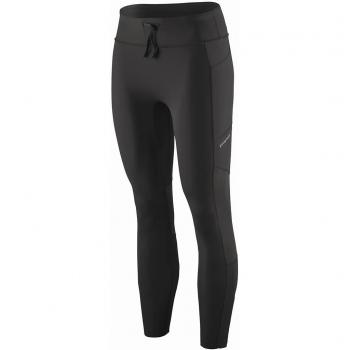 Patagonia Endless Run 7/8 Tights Femininas na Cor Preta