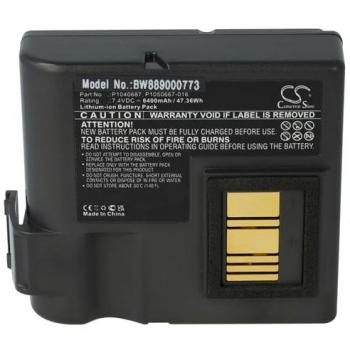 Zebra P1050667-016 Printer/Scanner Battery – VHBW 6400mAh 7.4V Li‑Ion
