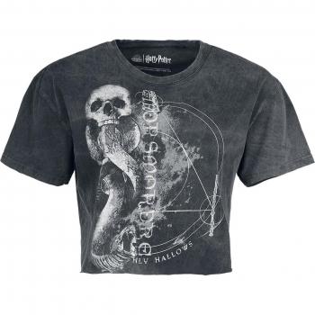 Vêtement féminin Harry Potter – T‑shirt court noir – Marque Des Ténèbres – Tailles S à XXL