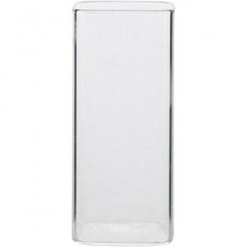 High Borosilicate Glass Square Tea and Milk Cup