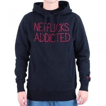 Cinema‑Style Black Hoodie – Size M