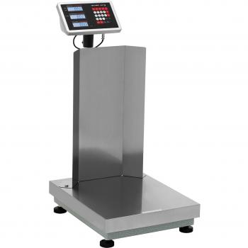 300 kg Platform Scale with Back Panel 0.02 kg Precision 400 x 500 mm
