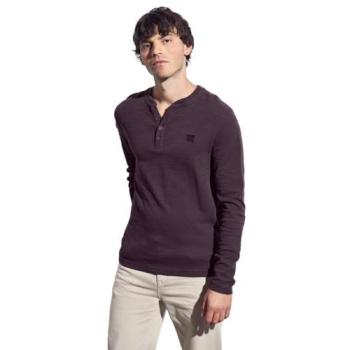 Herren Slubshirt von Street One in bordeaux rot