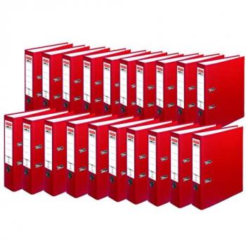 Herlitz maX.file Protect, Ordner DIN A4, Rückenbreite 80 mm, rot, 20 Stück