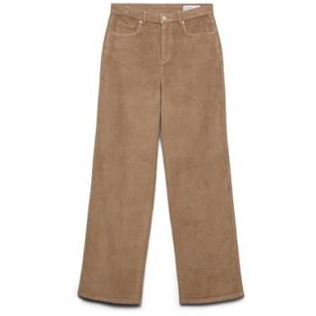 Pantaloni Vero Moda Tessa Beige Wide Leg 10315350 (Stile Doppio)