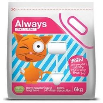 AREIA PARA GATO ALWAYS | TALCO ORIGINAL