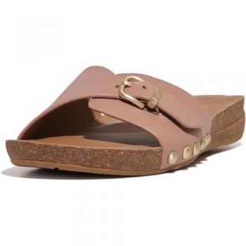 Fitflop para Mujer HF1-A86: Sandalias de Cuero Iqushion Marrón (39)