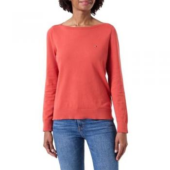 Tommy Hilfiger Pullover WW0WW40099 Rot Regular Fit S Damen
