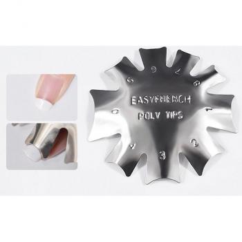 Manicure Styling Tool Stainless Steel Nail Template