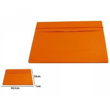 Estuche y Carpeta Muelle Naranja Traesio – Set 2 Unidades