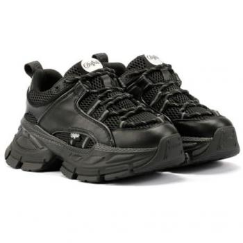 Buffalo Saturn Lace Sneakers in Schwarz