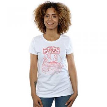 Vrouwelijk Disney T-shirt: Lady & Tramp in Katoen