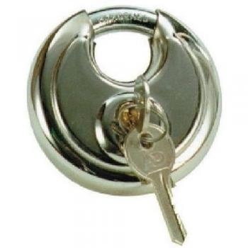 Cadenas argenté avec clé