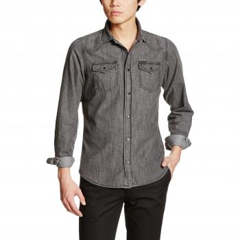 Diesel Men's New-Sonora-E Shirt, XL Black