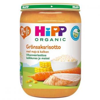 Hipp Kalkon och Grönsaksrisotto 12m 220g