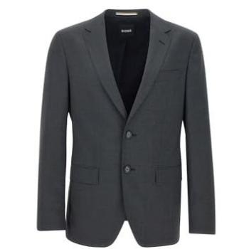 BOSS 2-Knopf-Sakko mit Reverskragen in Grau