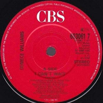 I Can't Wait by Deniece Williams Collectible 45 RPM Record