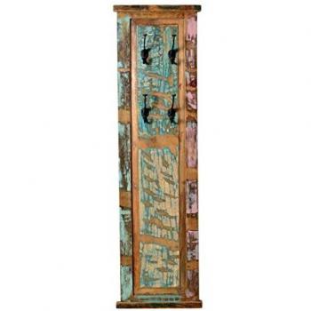 Dynamic24 Garderobenpaneel Riverboat Altholz Haken Wandgarderobe Flur Garderobe Wandpaneel