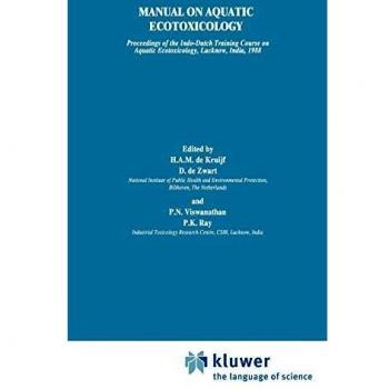 Manual on Aquatic Ecotoxicology (Sciences; 37)