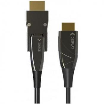 Techly 100m Micro HDMI zu HDMI Aktiv Optisches Kabel 4K 60Hz