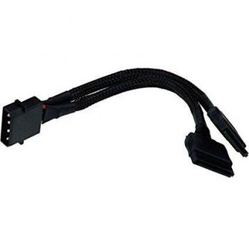 Phobya 4Pin Molex auf 2x SATA Y-Kabel intern 15cm