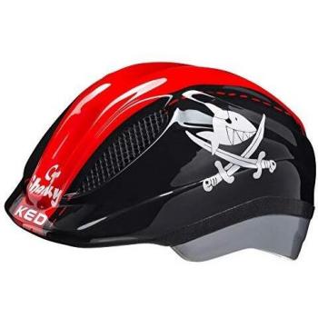 KED Meggy Originals XS Fietshelm Sharky Rood voor Kinderen (44-49 cm)