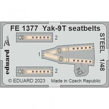 Set di cinture di sicurezza Yak-9T 1/48 ZVEZDA