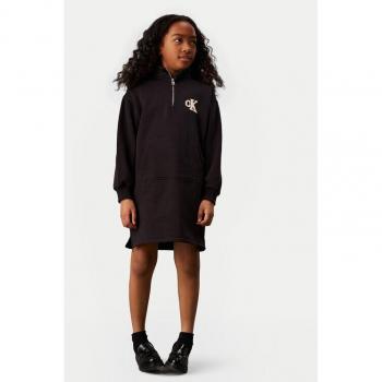 Calvin Klein Jeans Kids‑Sweat-Teddy‑Monogramm, schwarz, Langarm, casual