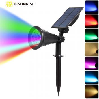 Foco Exterior Solar T-SUN 7 LED Dinámico