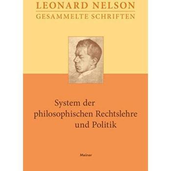 System der philosophischen Rechtslehre und Politik