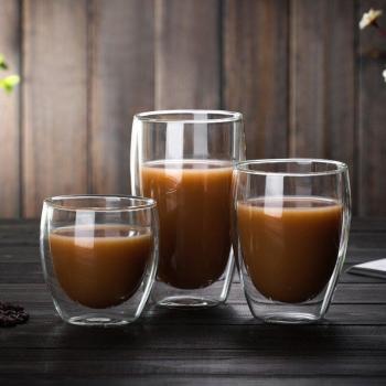 Heat-Resistant Double-Layer Milk Glass