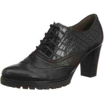 Gabor 35.250 Damen Derby Schnürhalbschuhe, Schwarz