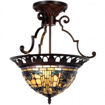 Tiffany Stil Turquoise Deckenlampe