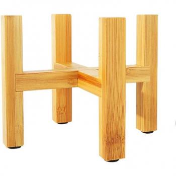 Estante de exhibición de madera para macetas