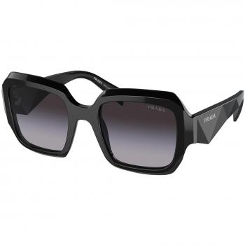 Prada PR 28ZSF Zwarte Dames Zonnebril (Aziatische Pasvorm)