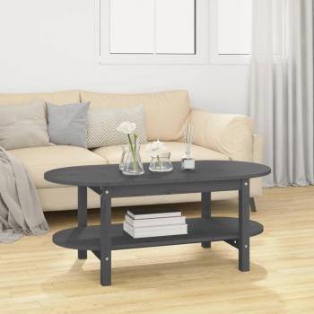 VidaXL Grey Coffee Table 110x55x45 cm Solid Wood Pine