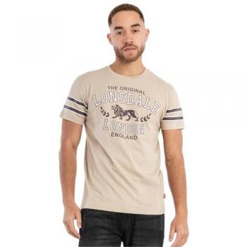 T-Shirt Lonsdale London Sabbia BROUSTER Uomo S/M