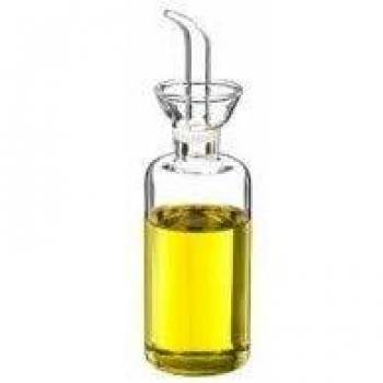 Aceitera cilíndrica de cristal 250 ml