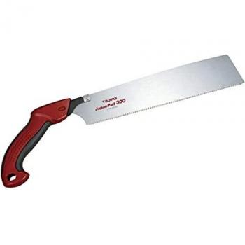 Scie de coupe japonaise Tajima JPR300A Aluminist 300 mm, Noir/Rouge