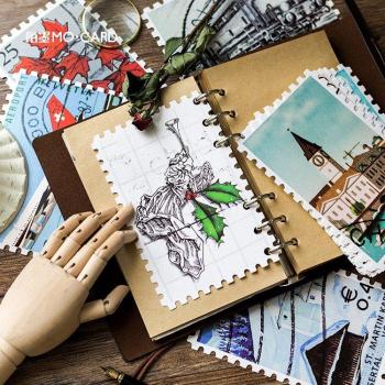 Retro Stamp Series Birthday Letter Envelope Set