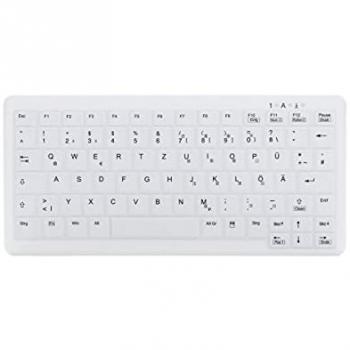 CHERRY AK-C4110 Hygienetastatur QWERTZ Wireless Weiß