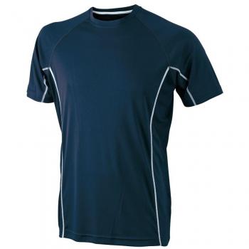 JN421 Reflex Men's Performance T-Shirt – Navy & White, XL