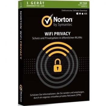 Wi‑Fi Datenschutzkarte 1.0 – Symantec 21370812 (1 User, 1 Device)
