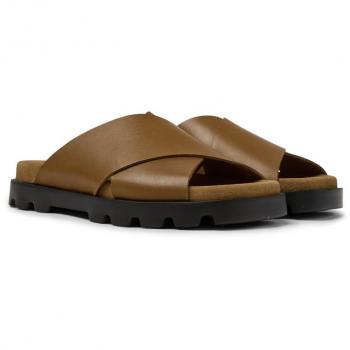 Cuir marron Brutus Sandal