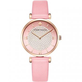 Reloj Pulsera WWOOR Glamour Rosa