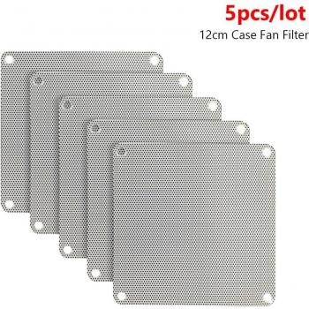 Filtre maille pour ventilateurs PC 5 pièces 80mm 90mm 120mm 140mm