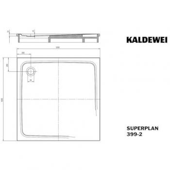 Kaldewei Duschwanne Superplan Classic 120x120cm